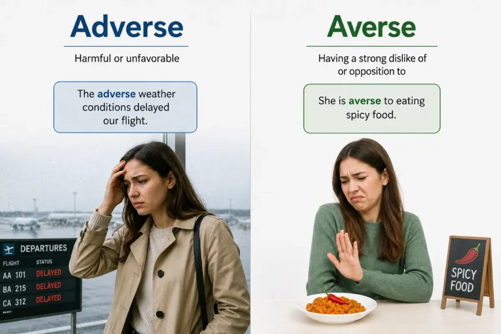 Adverse vs Averse: 9 Common Mistakes to Avoid (2026 Guide)