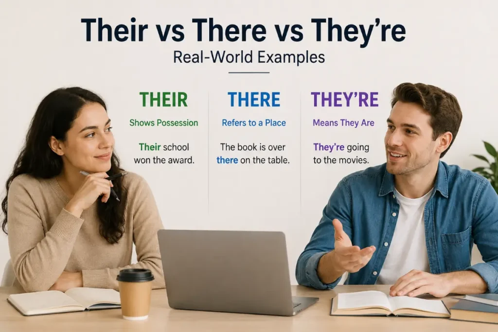 Their vs There vs They’re – Real-World Examples.