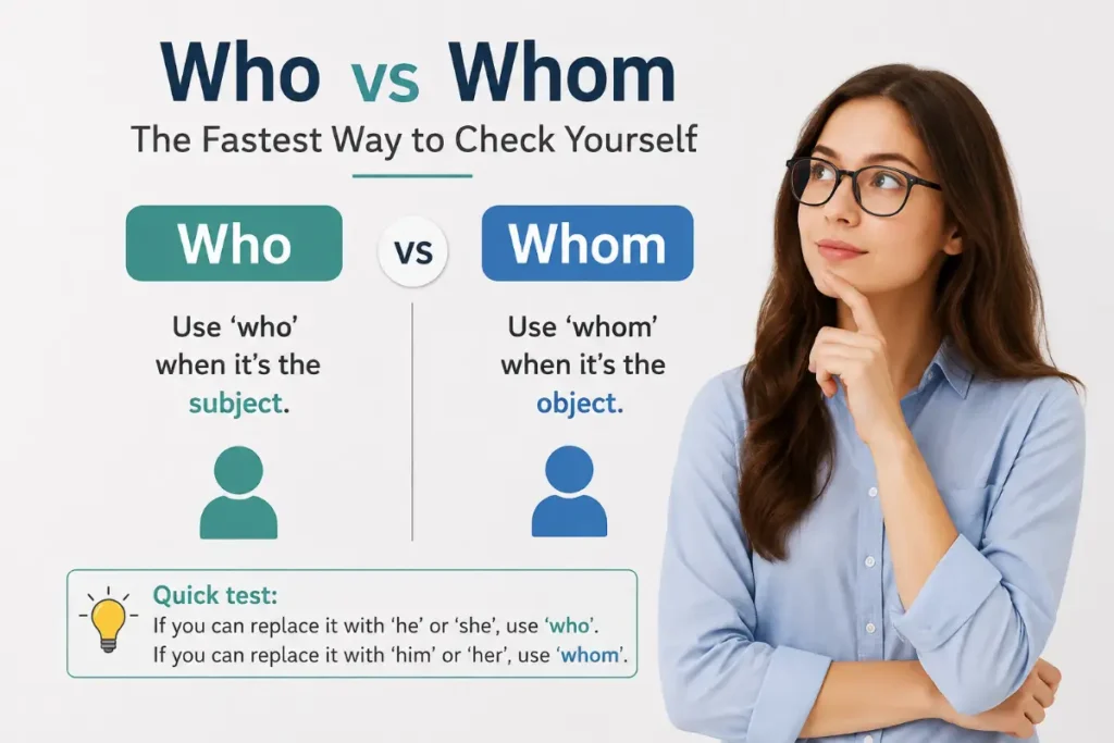 Who vs Whom The Fastest Way to Check Yourself
