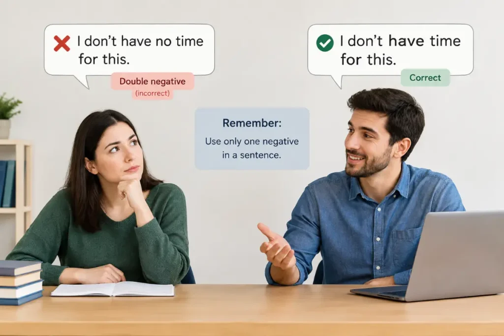 Double Negatives in English Grammar: What’s Correct? (2026 Guide)