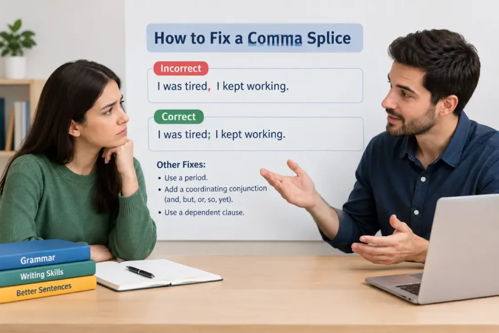 How to Fix a Comma Splice: 11 Easy Ways to Fix (2026)