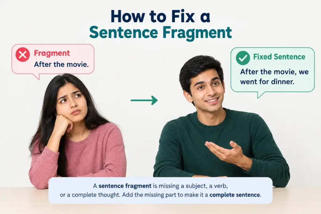 How to Fix a Sentence Fragment: The Easy 2026 Guide