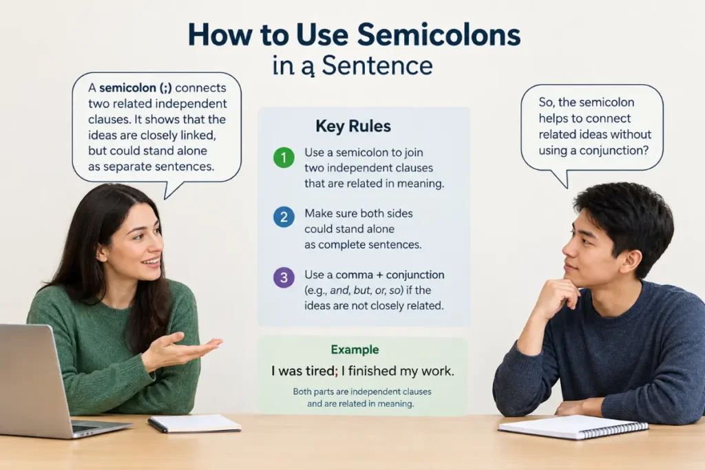 How to Use Semicolons in a Sentence: The Easy 2026 Guide