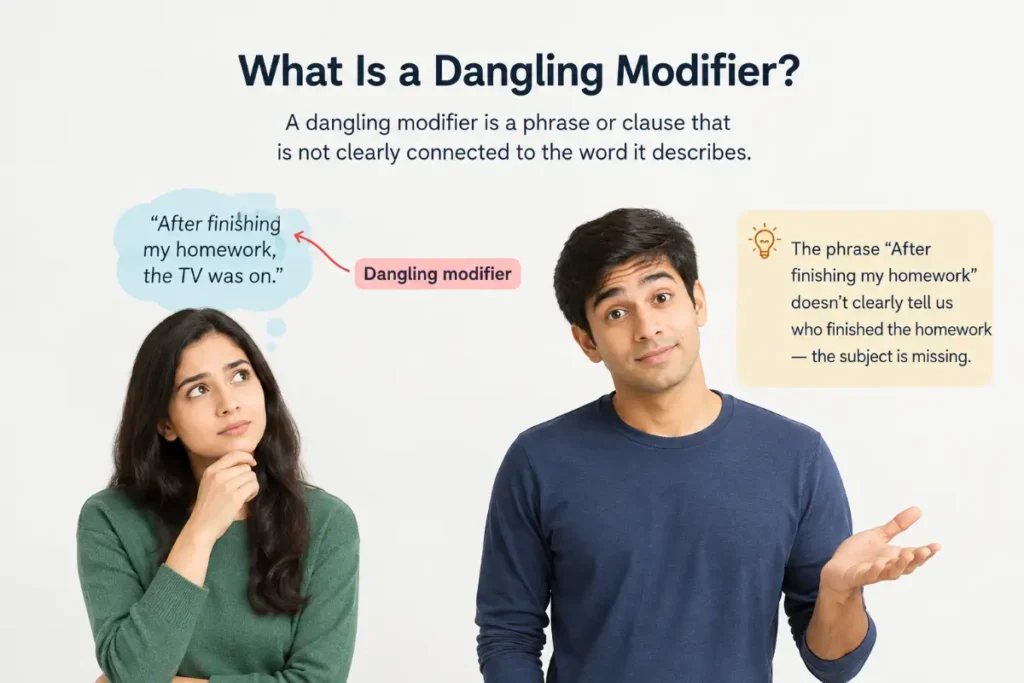 What Is a Dangling Modifier? Learn It in 9 Easy Steps (2026 Guide)