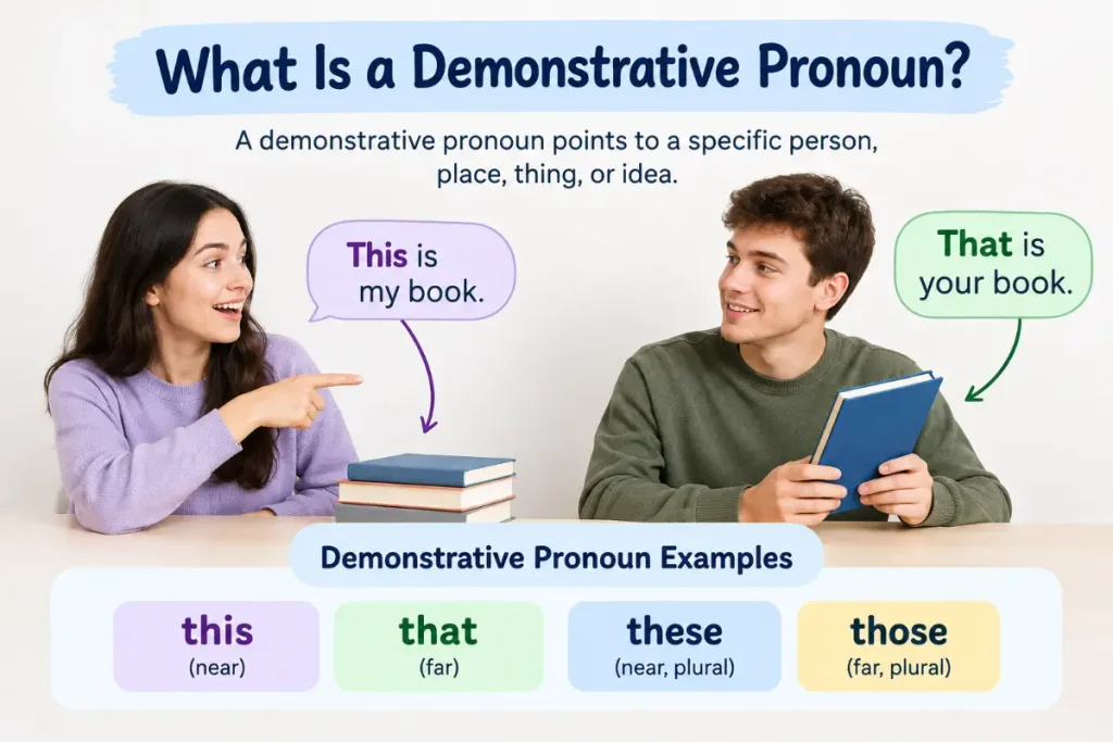 What Is a Demonstrative Pronoun? Explained with Examples of This, That, These, and Those.
