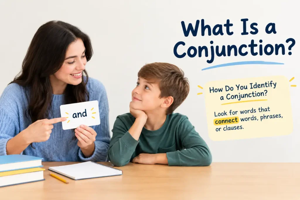 What Is a Conjunction? — identifying conjunctions in a sentence.