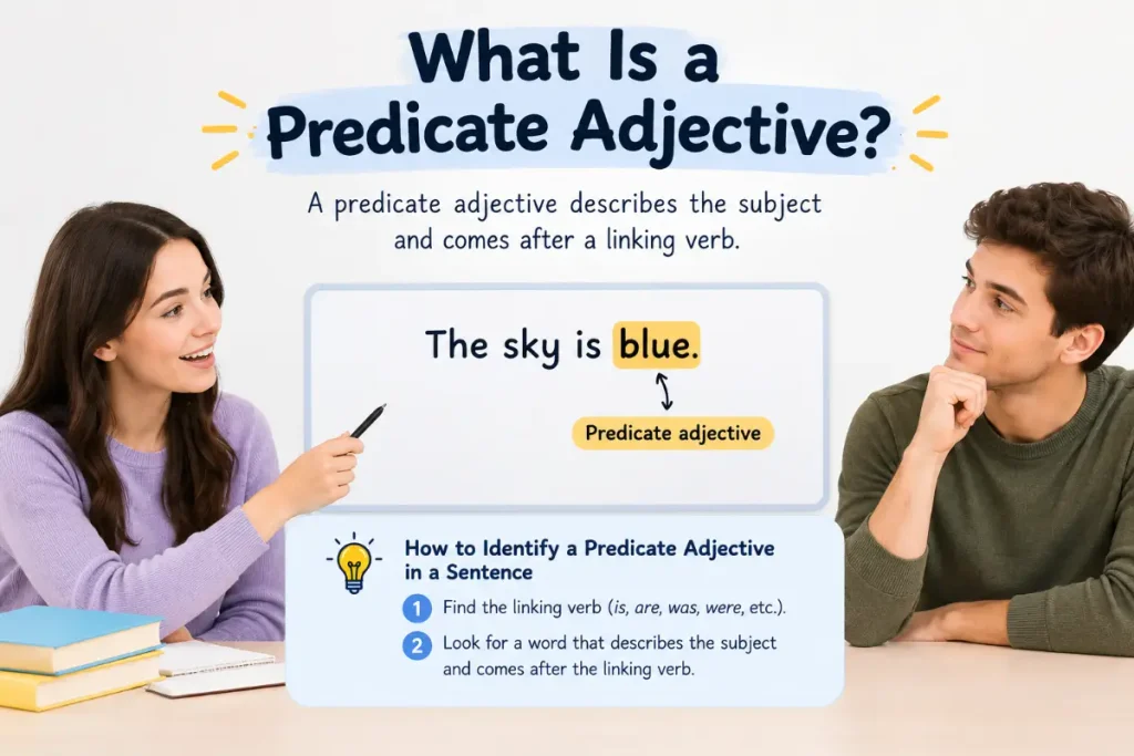 What Is a Predicate Adjective? Examples and identification tips.