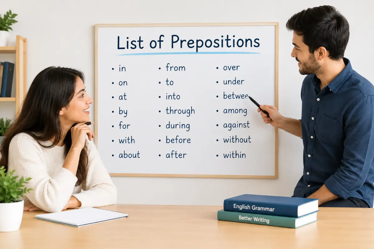 List of Prepositions: 100+ Words You Need to Know (2026)