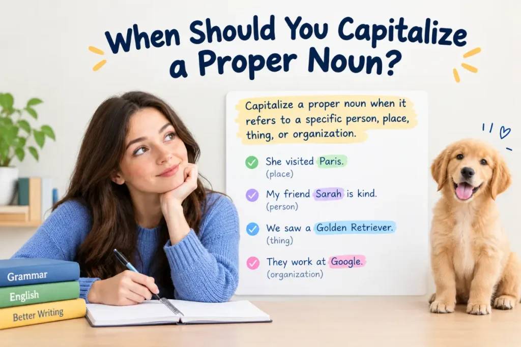 When Should You Capitalize a Proper Noun?