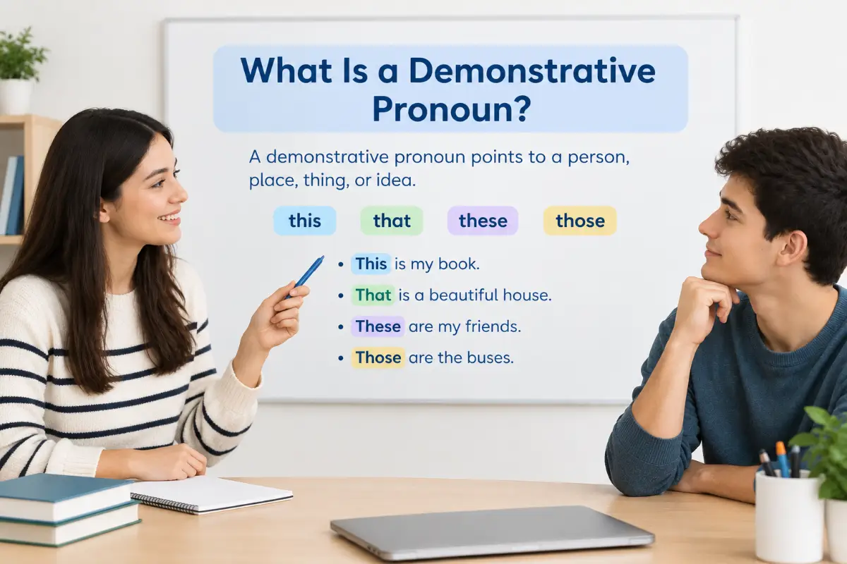 2026 Quick Guide: What Is a Demonstrative Pronoun?