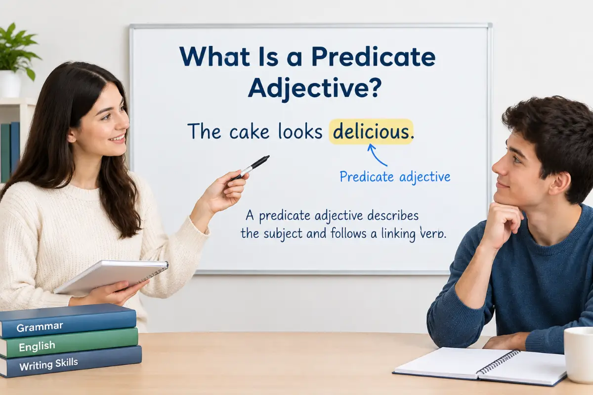 What Is a Predicate Adjective? 20+ Easy Examples (2026 Guide)