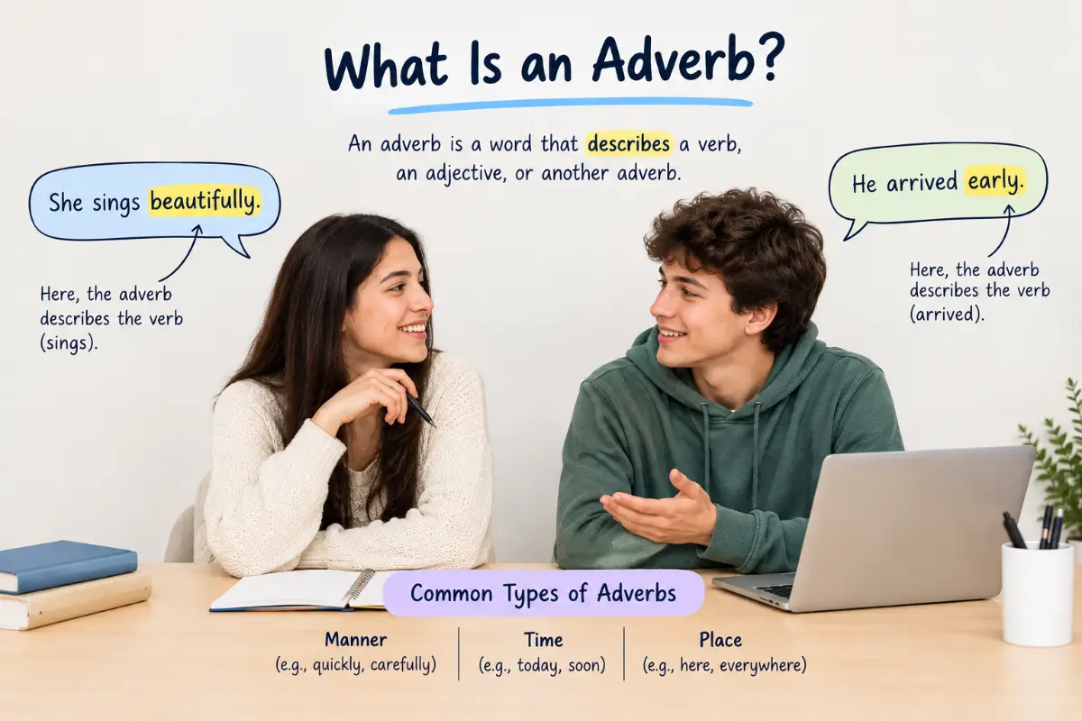 What Is an Adverb? 25 Easy Examples to Understand It (2026)