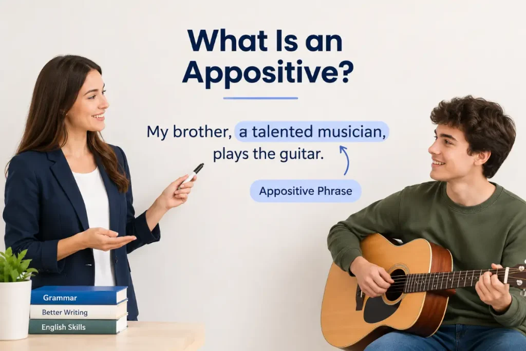 What Is an Appositive? Grammar lesson with example.